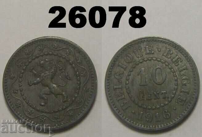 Belgium 10 centimes 1916