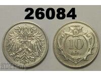 Австрия 10 хелера 1895