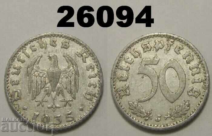 Germany 50 Pfennig 1935 J