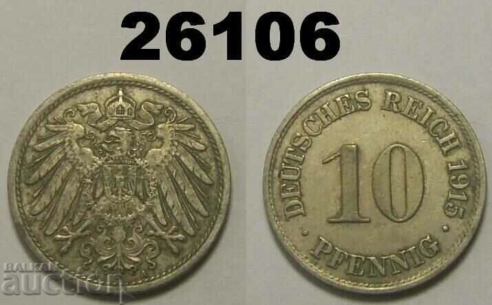 Germania 10 Pfennig 1915 A