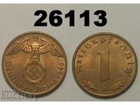 Germania 1 pfennig 1940 A Swastika