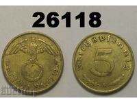 Германия 5 пфенига 1937 A Свастика