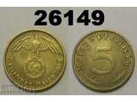 Γερμανία 5 Pfennig 1938 A Swastika