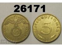 Germany 5 Pfennig 1939 A Swastika