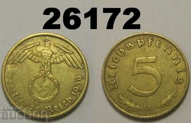 Γερμανία 5 Pfennig 1939 A Swastika