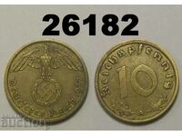 Германия 10 пфенига 1937 A Свастика