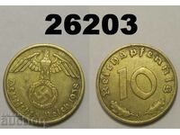 Γερμανία 10 Pfennig 1938 J Swastika