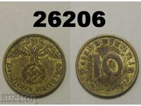 Germany 10 Pfennig 1939 A Swastika
