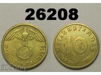 Germany 10 Pfennig 1939 A Swastika