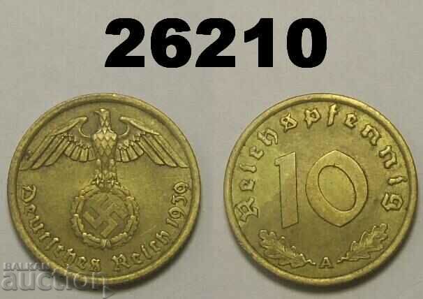 Γερμανία 10 Pfennig 1939 A Swastika