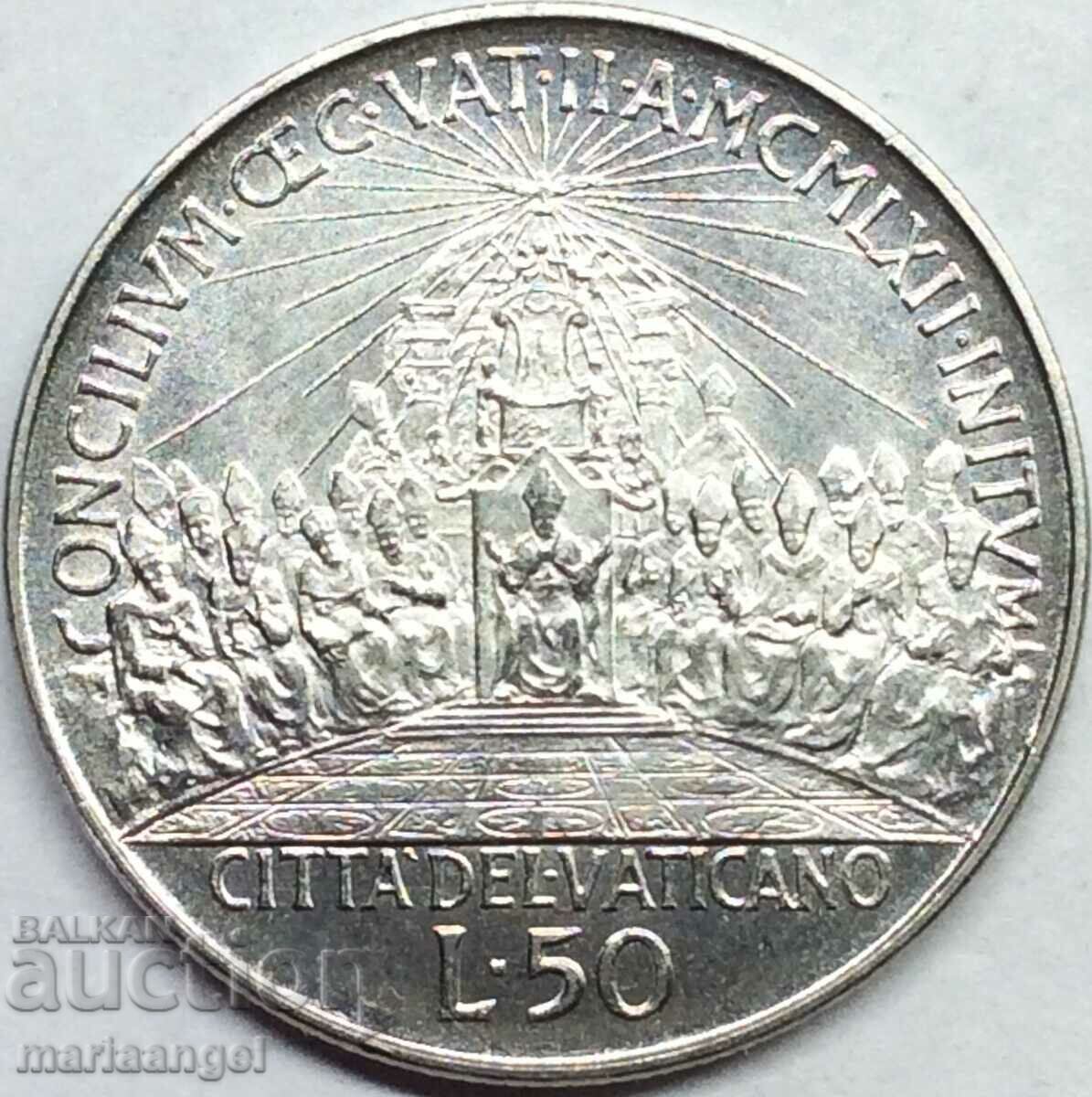 50 lire 1962 Vatican John XXIII