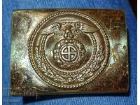 German SA/ NSKK first model belt buckle