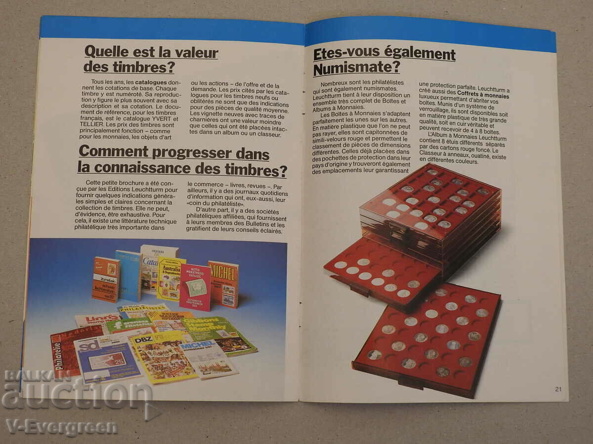 Leuchtturm 1988 French brochure catalog philately - 5 Leuchtturm 1988 French brochure catalog philately - 5