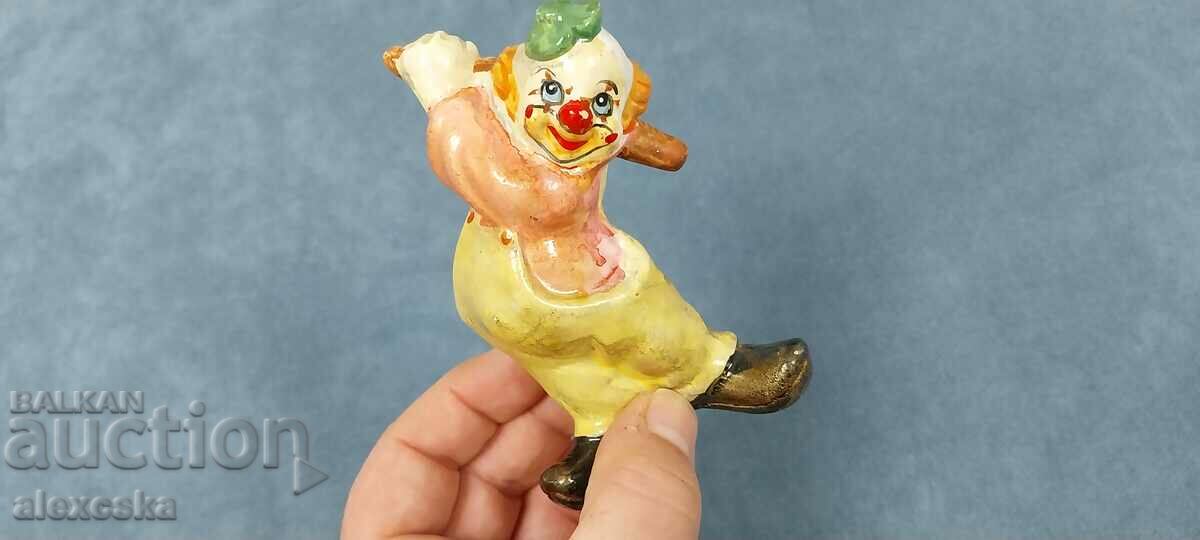 Porcelain clown with price 12.00 BGN | € 6.14 Porcelain clown with price 12.00 BGN | € 6.14