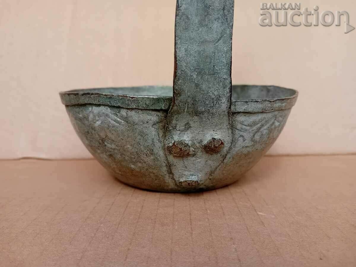 Antique Revival copper ladle copper pit - 6 Antique Revival copper ladle copper pit - 6