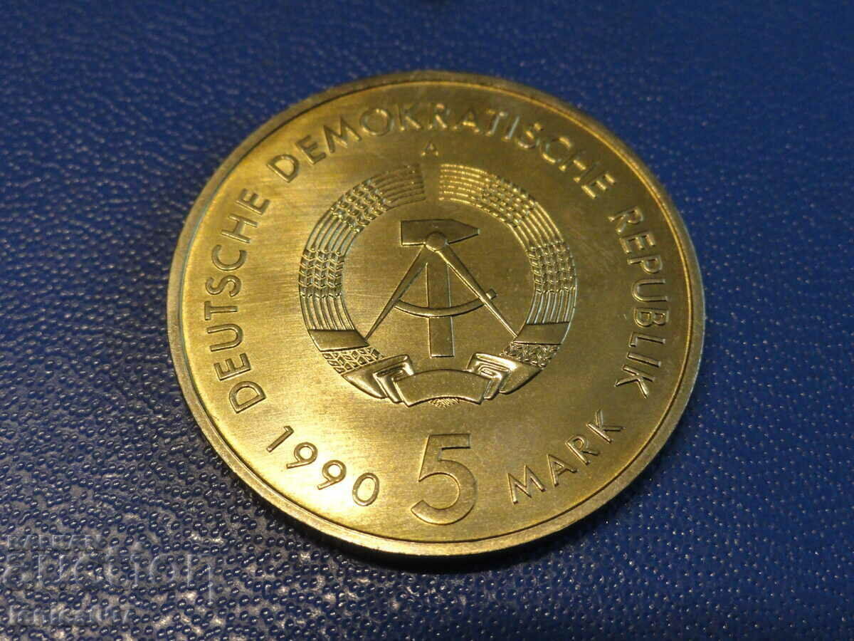 Germany 1990 - 5 stamps "500 years of Post" GDR - 6