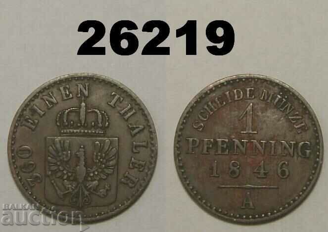 Germania 1 pfennig 1846 A Prusia