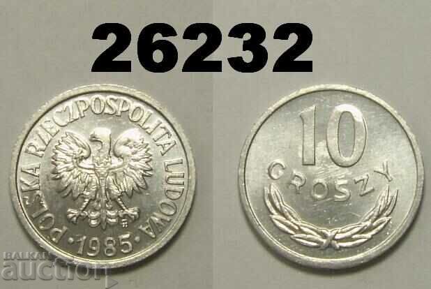 Polonia 10 groszy 1985 UNC