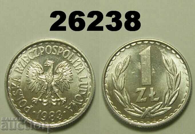 Polonia 1 zloty 1983 UNC