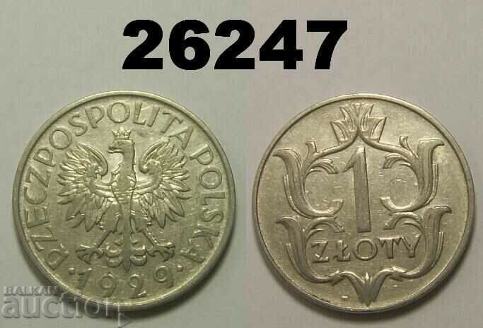 Polonia 1 zloty 1929