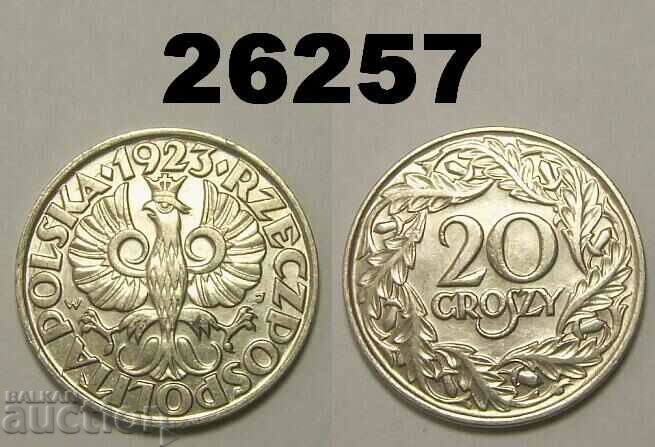 Poland 20 groszy 1923