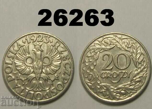 Полша 20 гроша 1923