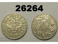 Полша 20 гроша 1923