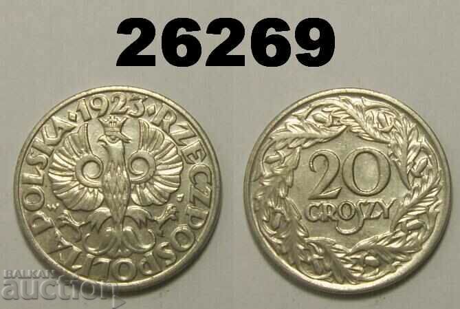 Polonia 20 groszy 1923