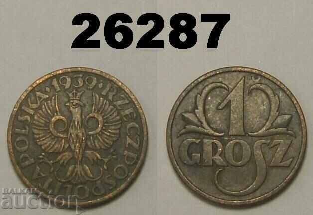 Πολωνία 1 grosz 1939