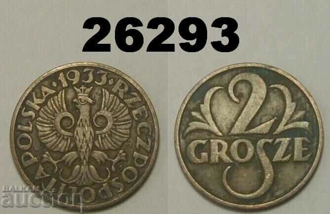 Πολωνία 2 groszy 1933