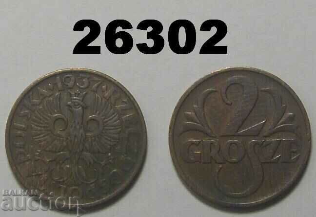 Poland 2 groszy 1937