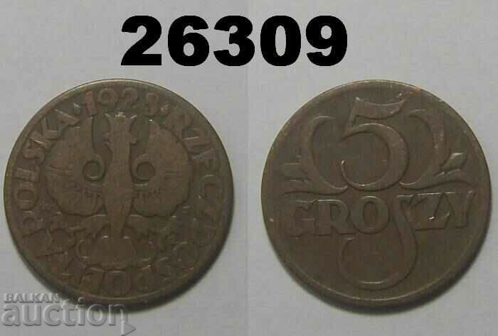 Πολωνία 5 groszy 1928