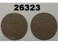 Полша 5 гроша 1937