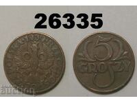 Полша 5 гроша 1939