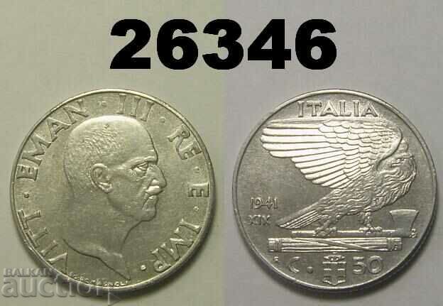 Италия 50 центесими 1941