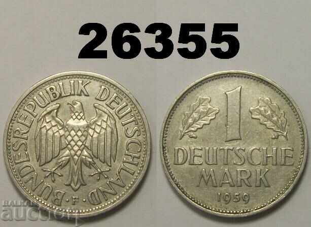 Germany FRG 1 mark 1959 F