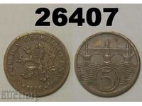 Чехословакия 5 халера 1938