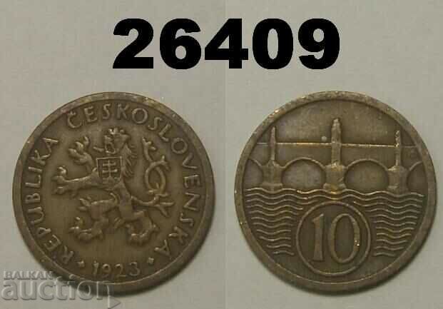 Czechoslovakia 10 Haler 1923