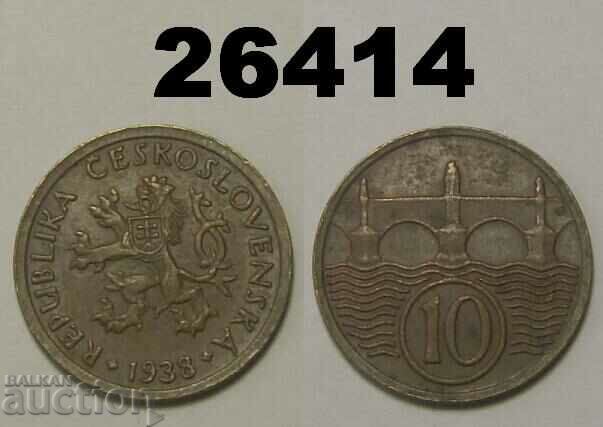 Чехословакия 10 халера 1938