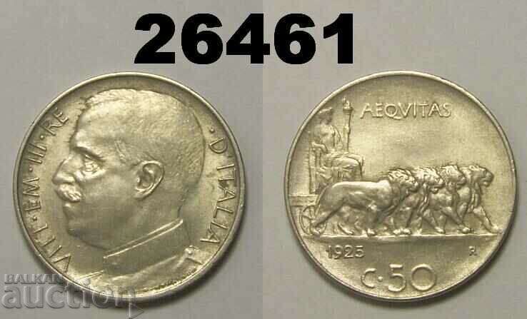Italia 50 centesimi 1925