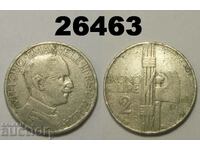Italy 2 Lire 1923