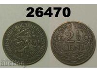 Холандия 2 1/2 цент 1929