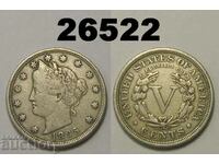 САЩ 5 цента 1895 рядка