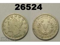 SUA 5 cenți 1894 Rar