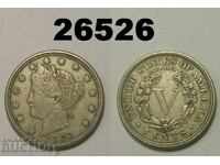 ΗΠΑ 5 σεντς 1883 Με σεντ