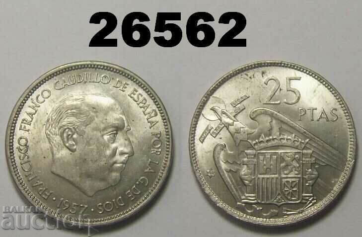 Spania 25 pesetas 1964