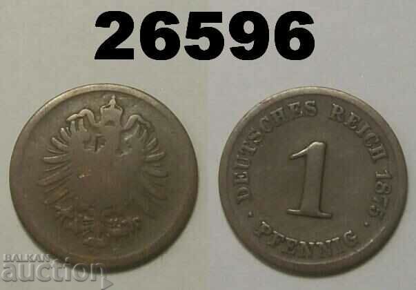 Γερμανία 1 Pfennig 1875 C/G;
