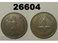 Germany 4 Pfennig 1932 D Excellent