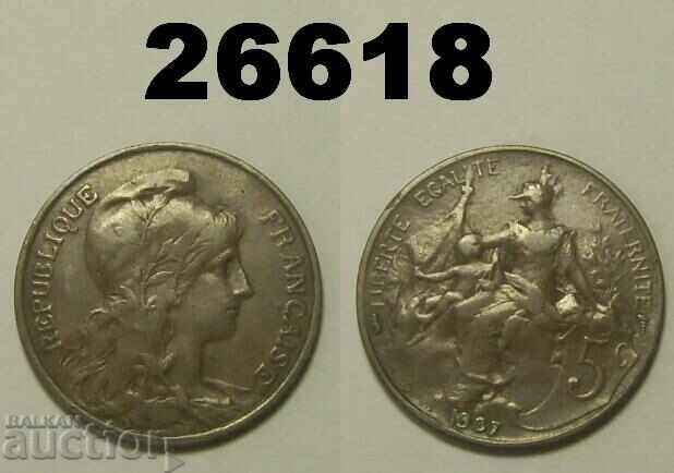 France 5 centimes 1907