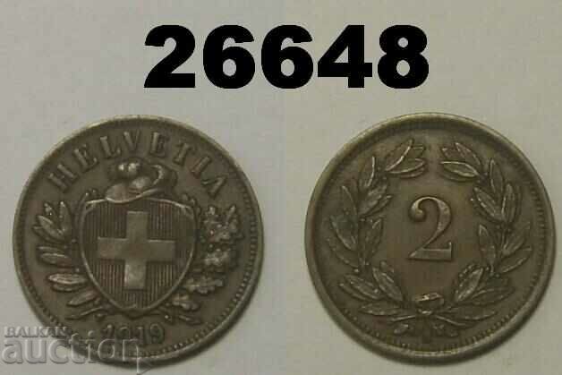 Switzerland 2 Rapen 1919